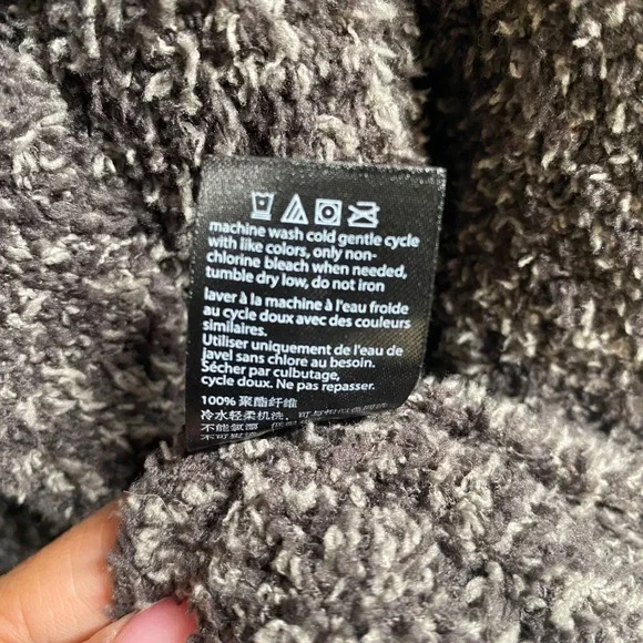 Barefoot Dreams CozyChic Cardigan Shawl Collar Open Front Size Medium Cozy - Picture 7 of 8